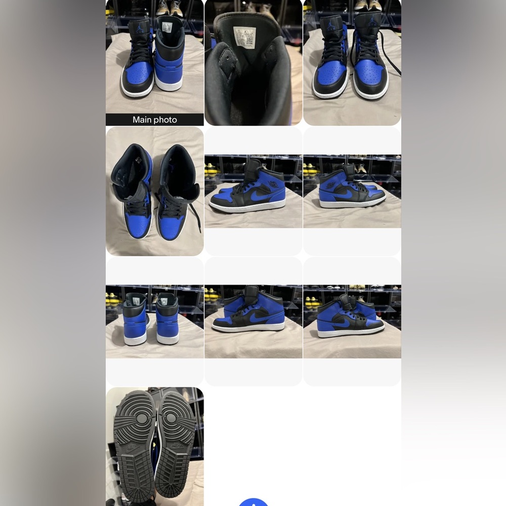 New Jordan 1 Retro OG High Royal Size 13